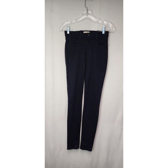 L'agence Marguerite High Rise Skinny Jean in Marino Dark Blue Size 25 - Picture 3 of 4